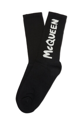 McQueen Graffiti Socks